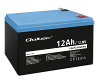 Qoltec Akumulator LiFePO4 12.8V/12Ah /153.6Wh - 1324557 - zdjęcie 1